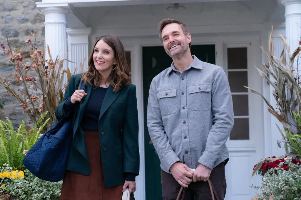 Tina Fey and Will Forte in a scene from the new ensemble comedy “The Four Seasons