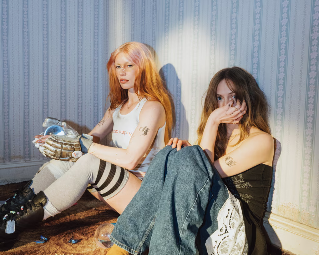 Wet Leg’s Rhian Teasdale and Hester Chambers