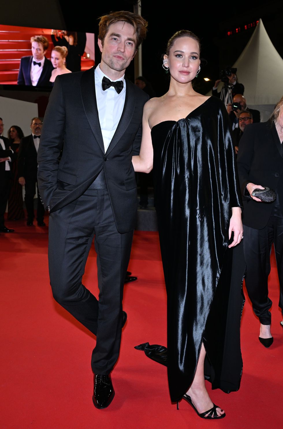 Jennifer Lawrence and Robert Pattinson at Cannes film festival 2025