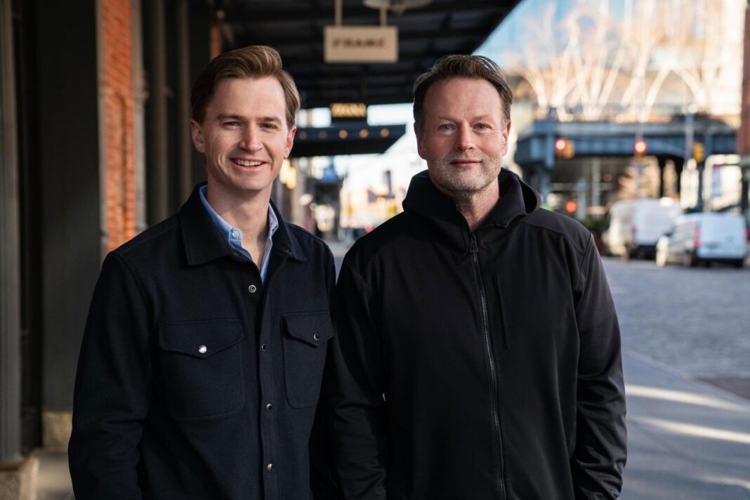 Audos co-founders Nicholas Thorne and Henrik Werdelin
