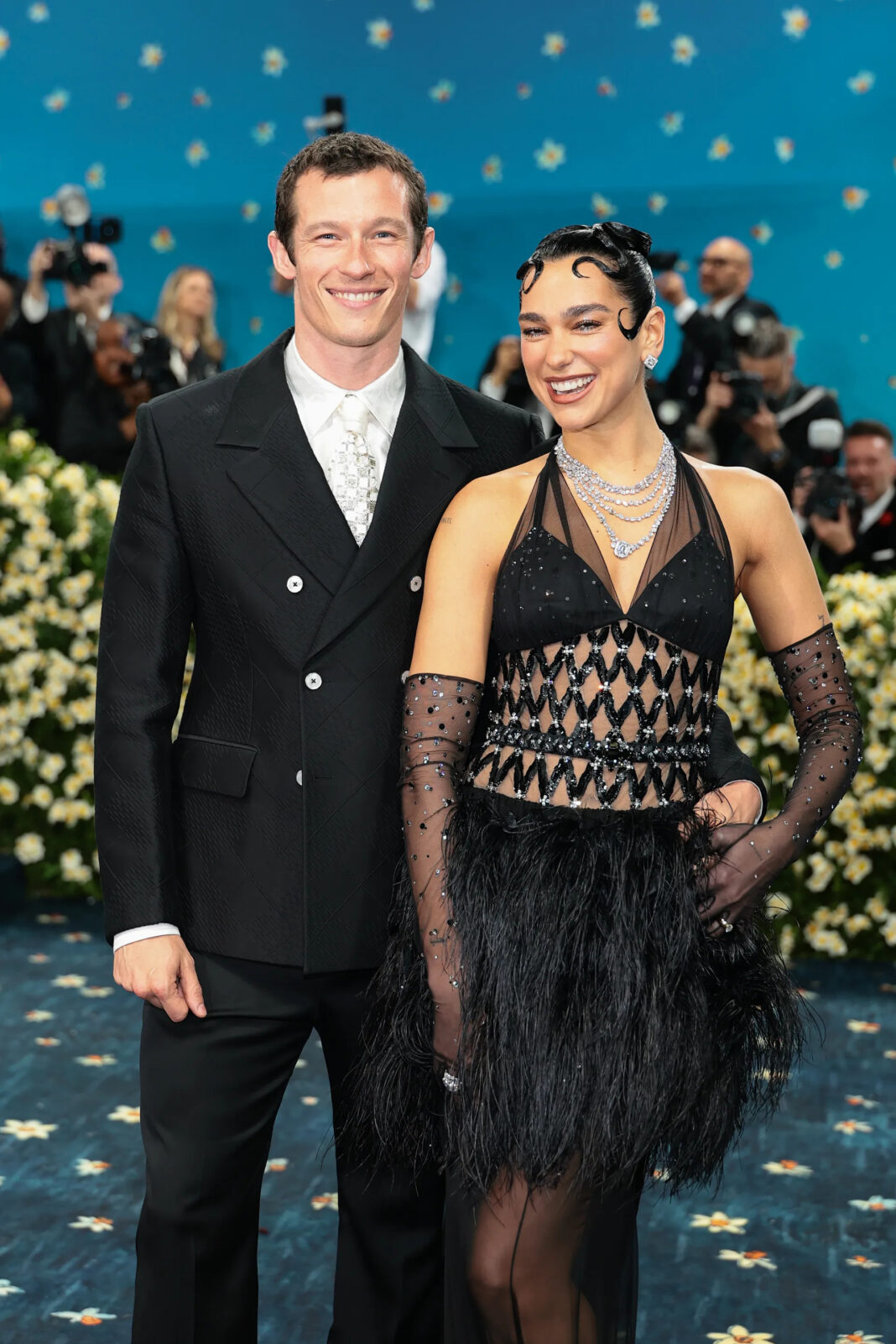 Dua Lipa and Callum Turner